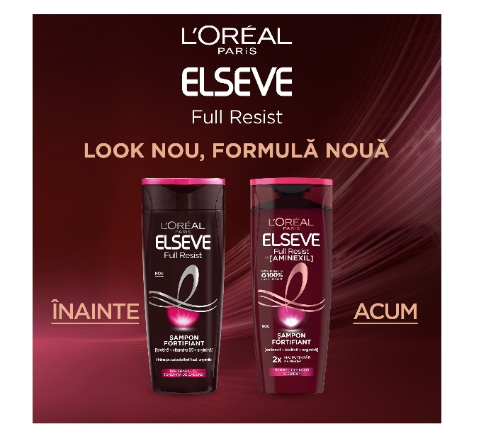 Sampon fortifiant L'Oreal Elseve Full Resist, pentru par fragil cu tendinta de cadere, 400 ml [2]