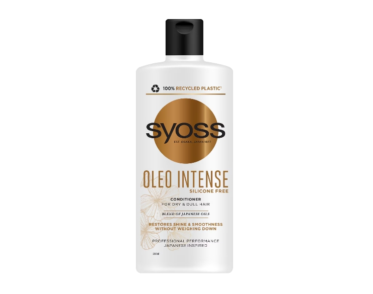 Balsam de îngrijire Syoss Oleo Intense, cu un amestec unic de uleiuri japoneze pentru par tern si uscat, 440 ml [1]