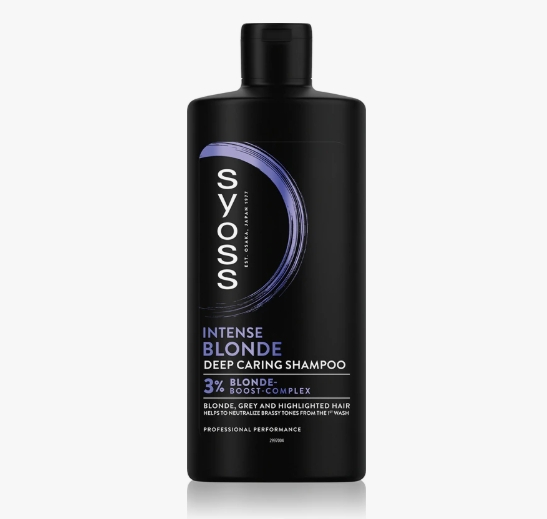 Sampon Syoss Blonde & Silver pentru par blond, argintiu sau cu suvite, 440 ml [1]
