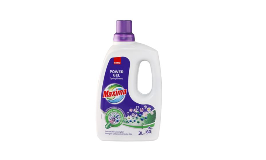 SANO Detergent gel concentrat pentru rufe, Flori de Primavara 3 L [1]