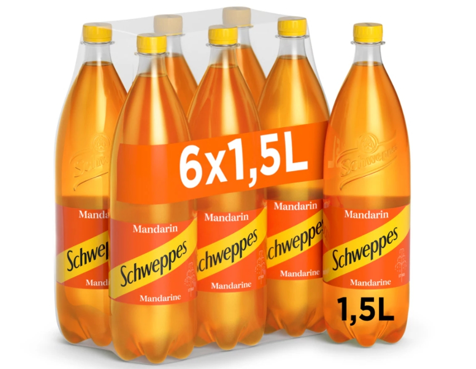 Bautura racoritoare carbogazoasa SCHWEPPES Mandarin bax 1.5L x 6 sticle [1]