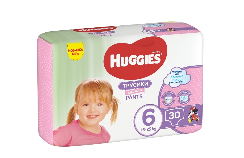 Scutece-chilotel Huggies Jumbo pack 6, Girl, 15-25 kg, 30 buc [1]