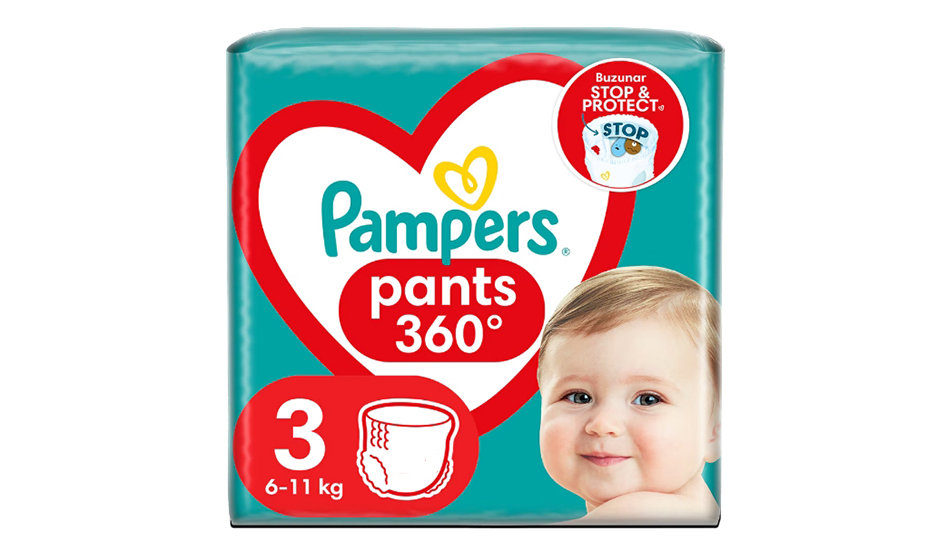 Scutece-chilotel Pampers Pants Jumbo Pack Marimea 3, 6-11 kg, 124 buc [1]
