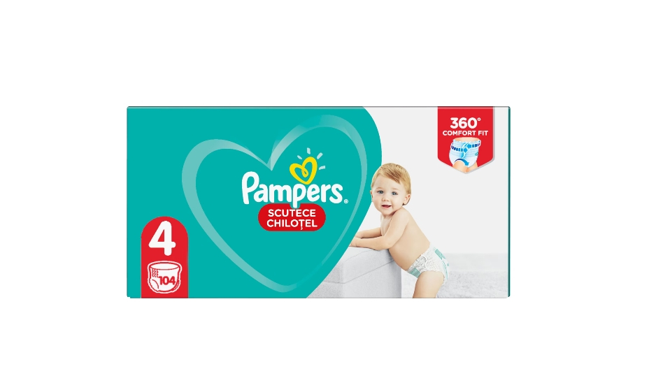 Scutece-chilotel Pampers Pants Mega Box Marimea 4, 9-15 kg, 104 buc [1]