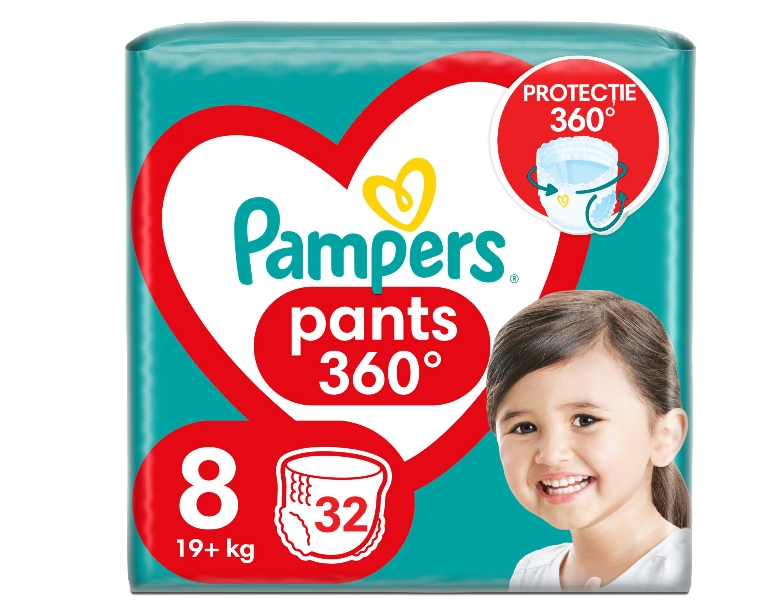Scutece-chilotel Pampers Pants Jumbo Pack, Marimea 8, 19+ kg, 32 buc [1]