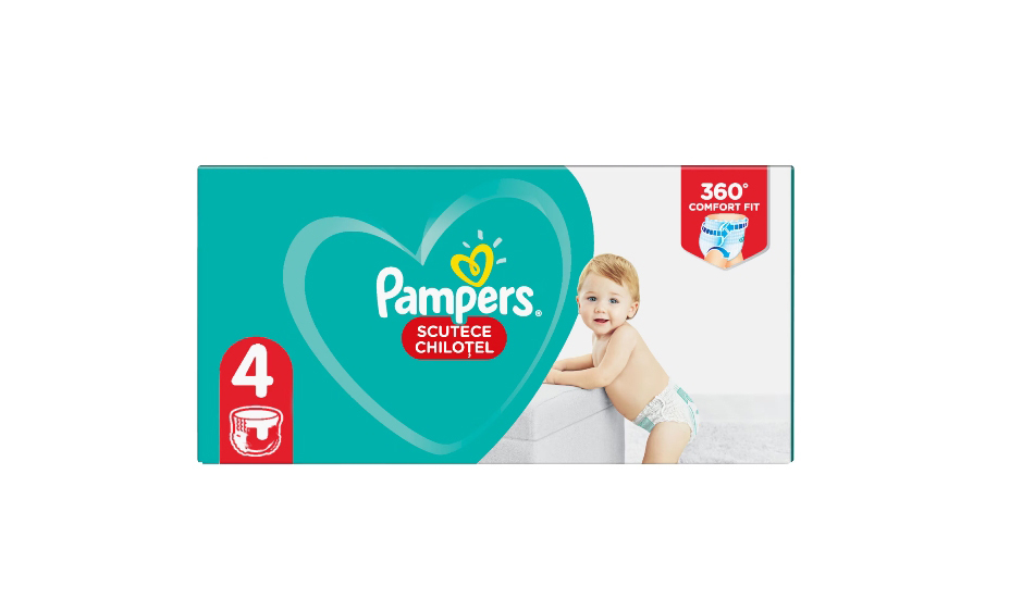 Scutece-chilotel Pampers Pants Mega Box Marimea 4, 9-15 kg, 156 buc [1]