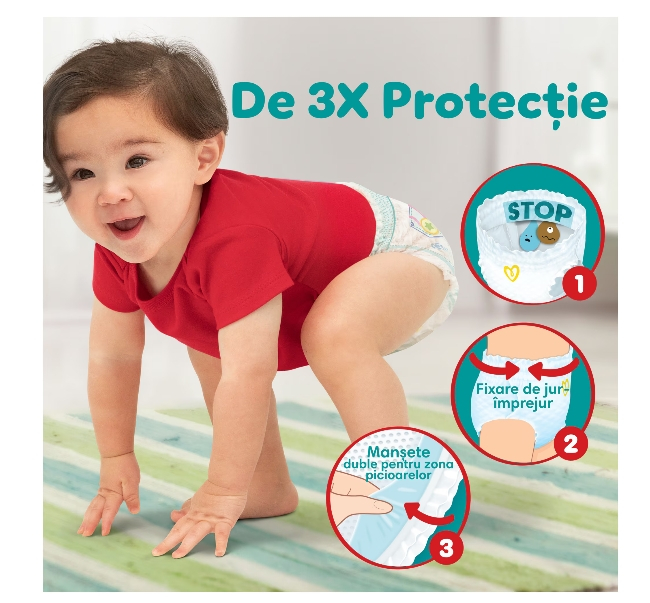 Scutece PAMPERS Pants Nr. 8 19+ kg, 3 pachete x 32 de bucati [2]