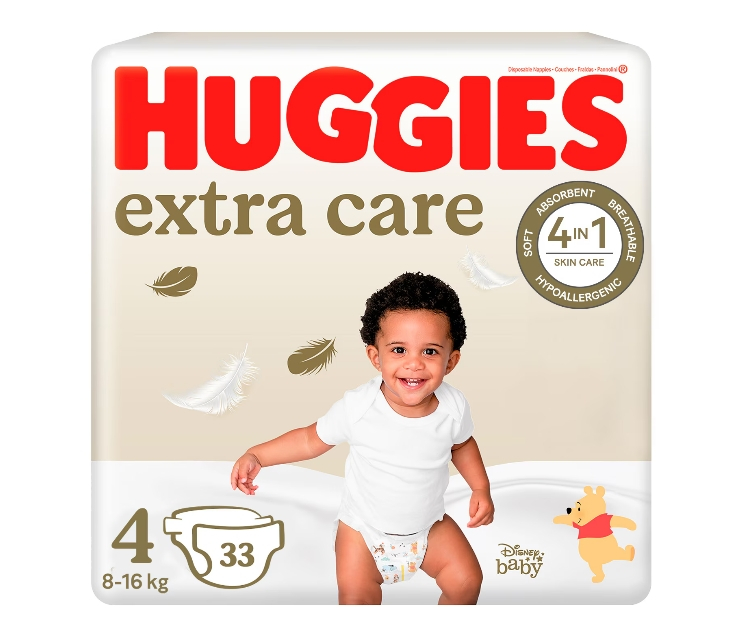 Scutece Huggies Extra Care 4 Jumbo, 8-16 kg, 33 buc [1]