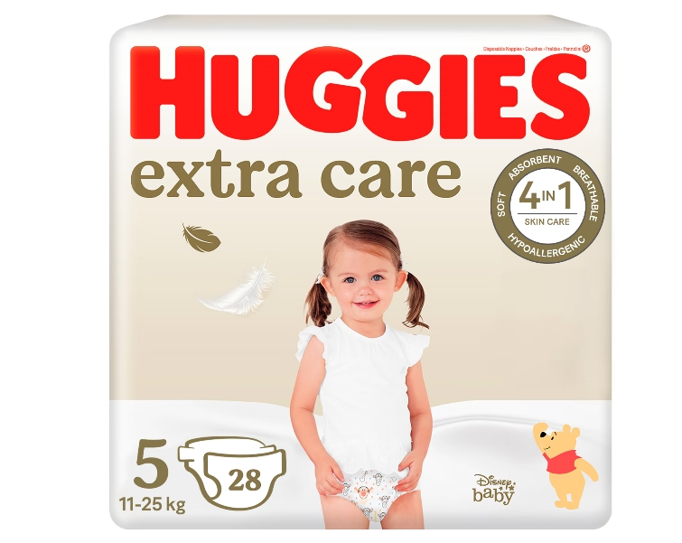 Scutece Huggies Extra Care Jumbo nr 5, 11-25 kg, 28 buc [1]