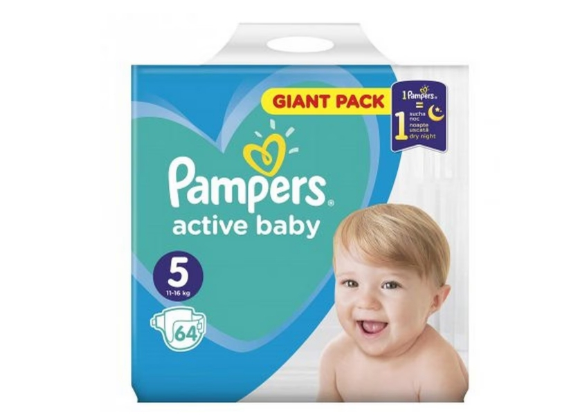 Pampers Active Baby Nr.5 (11-16kg) x 64 buc [1]