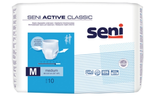 SENI Active Classic Medium Scutece Chilot pentru Adulti 10 bucati [1]