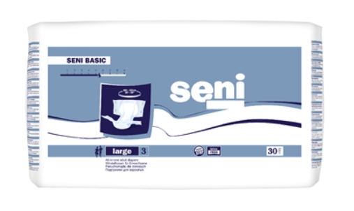 SENI Basic Scutece Adulti L 30 bucati [1]