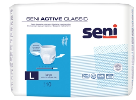 SENI Active Classic Large Scutece Chilot pentru Adulti 10 bucati [1]