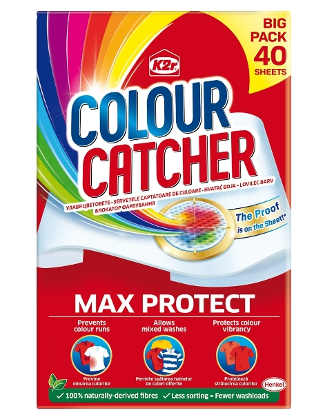 Servetele captatoare de culoare K2r Colour Catcher, 40 Spalari [1]