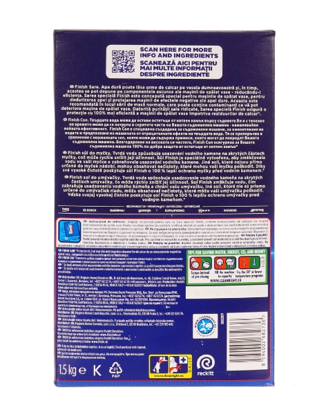 Set 4 x Sare speciala pentru masina de spalat vase Finish, 1.5 kg [2]