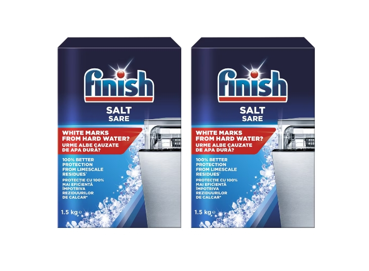 Set 2 x Sare speciala pentru masina de spalat vase Finish, 1.5 kg [1]