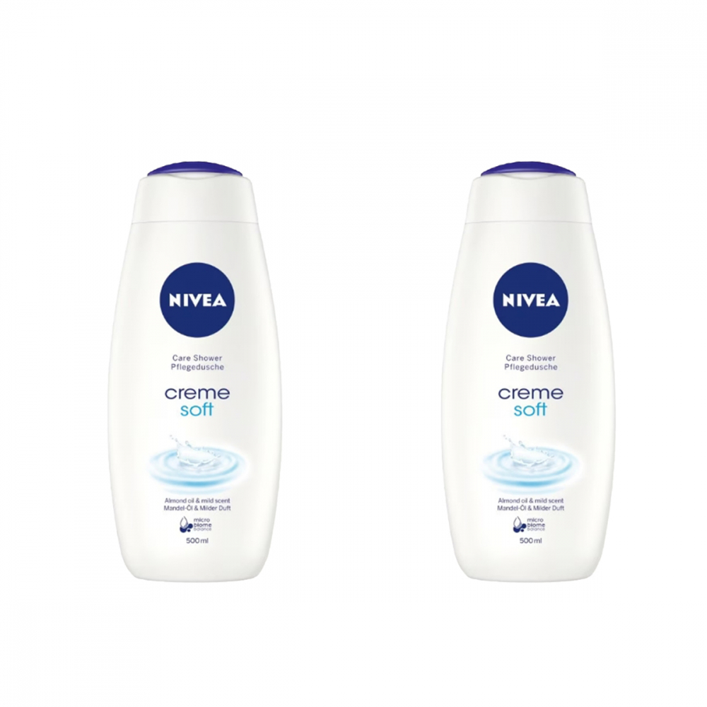 Set 2 x Gel de Dus Nivea Creme Soft, 500 ml [1]