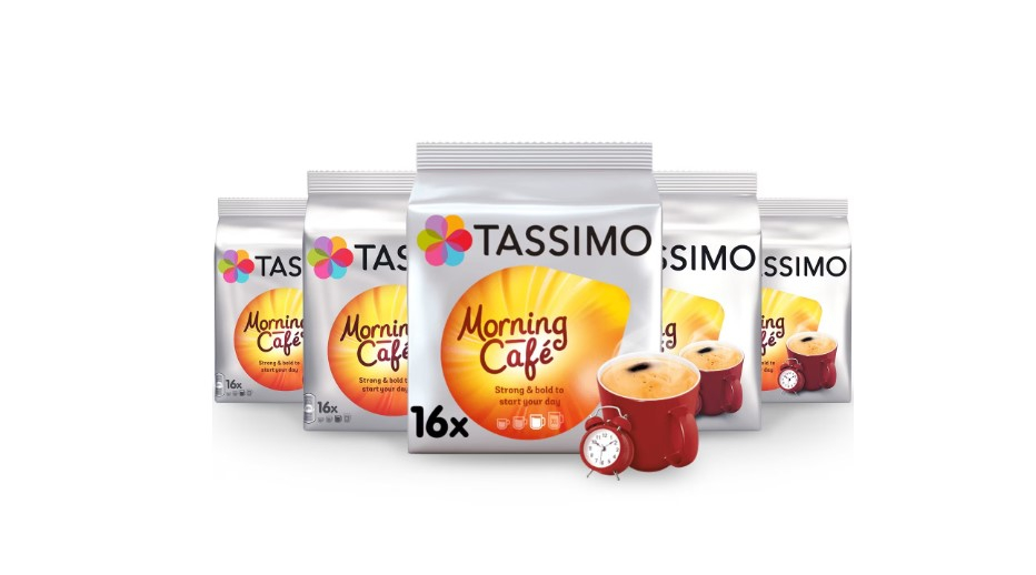 Set 5 x Capsule cafea, Jacobs Tassimo Morning Cafe, 16 capsule [1]