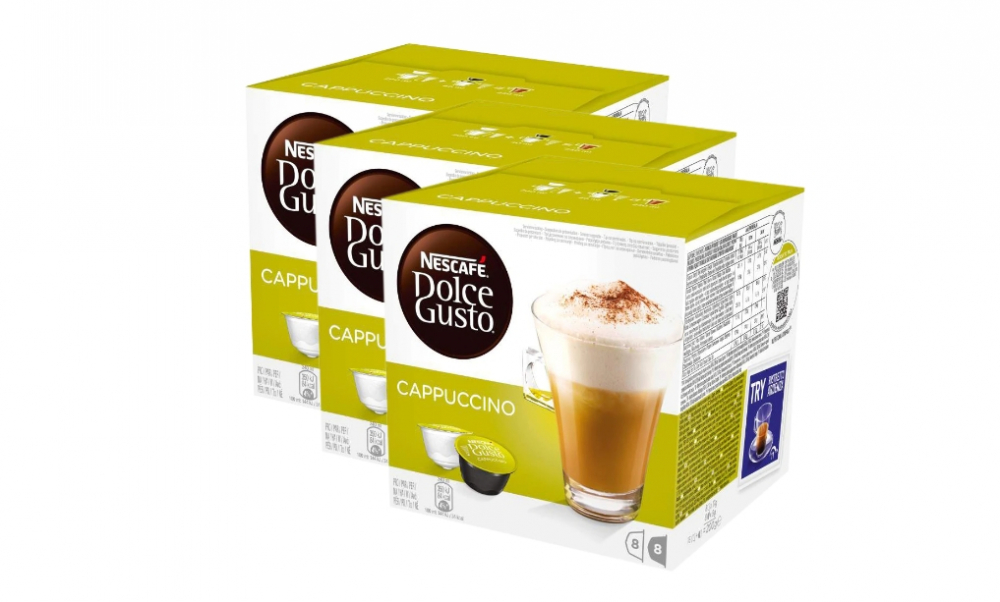 Set 3 x Cafea capsule, Nescafé Dolce Gusto Cappuccino, 48 buc, 559.2 g [1]