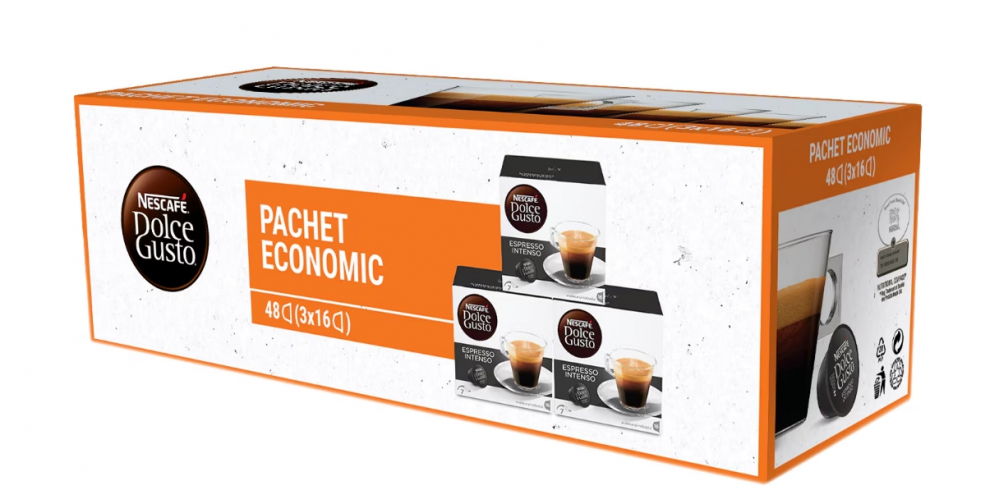 Set 3 x Capsule Nescafe Dolce Gusto Espresso Intenso, 48 capsule, 336g [4]