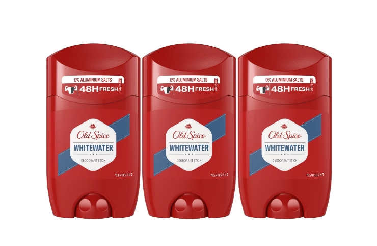Set 3 x Old Spice Antiperspirant Stick Men 50ml Whitewater, All Day Fresh, Intense Fresh Fragrance, Anti-urme albe, revirgorant, prospetime de durata, protectie 48h [1]