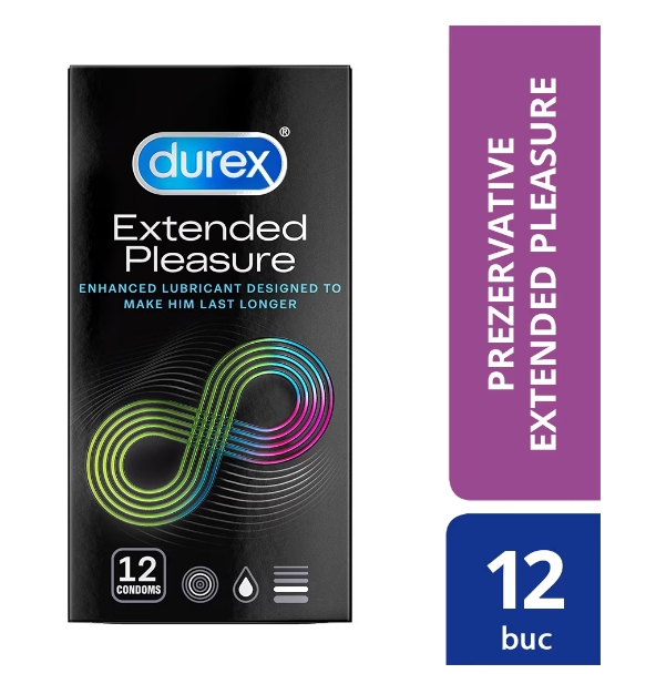 Prezervative Durex Extended Pleasure, 12 buc [2]
