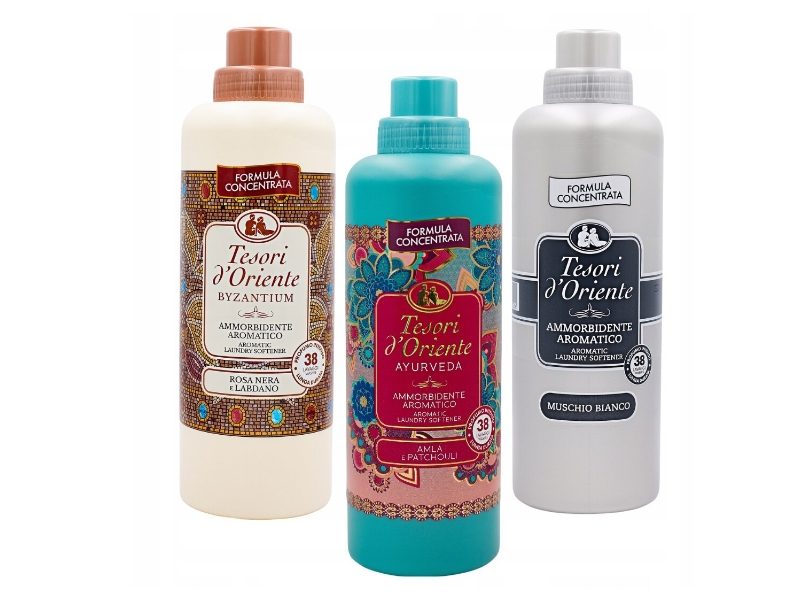 Set 3 Balsam de rufe Tesori d'Oriente Muschio Bianco, Byzantium, Ayurveda 760 ml [1]
