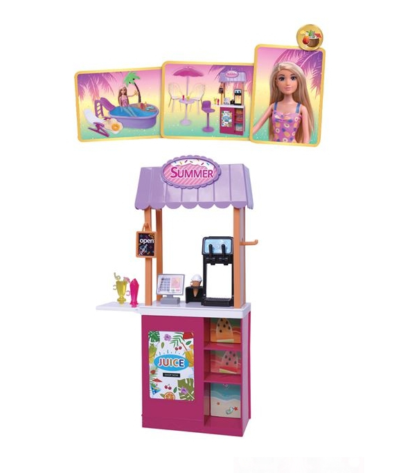 Set de Joaca Piscina cu Sezlong Bar & Papusa cu Accesorii [2]