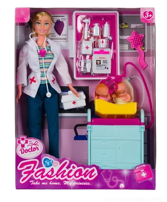 Papusa Medic Pediatru cu 2 Bebelusi [2]