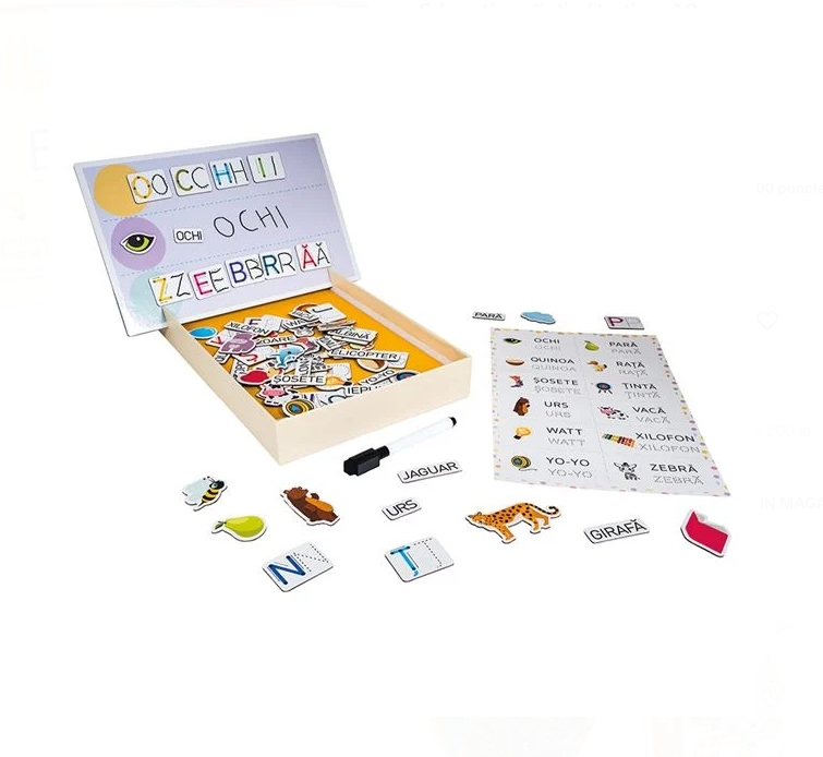 HappiHobbi Invat sa Scriu cu 83 de Magneti Educationali din Hartie - AS [4]
