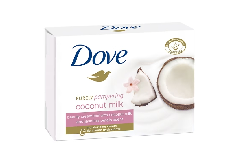 Set Sapun Dove, Purely Pampering, Coconut Milk & Jasmine Petals Scent, 100 g [1]