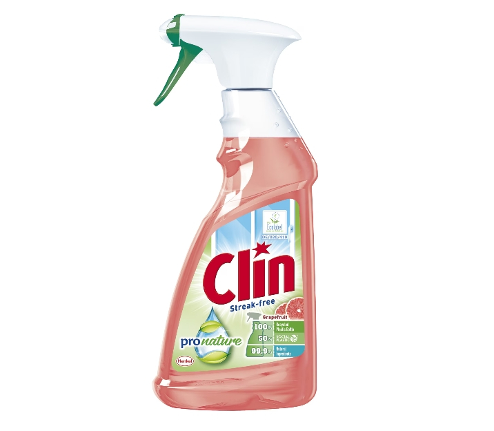 Solutie pentru curatarea geamurilor, Clin Pro Nature Grapefruit, 500ml [1]