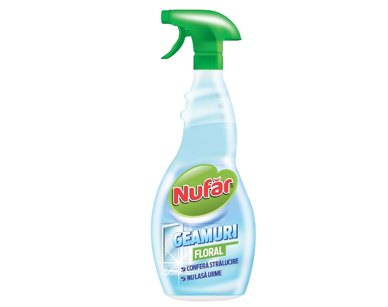 Solutie curatare geamuri Nufar Floral, 500 ml [1]