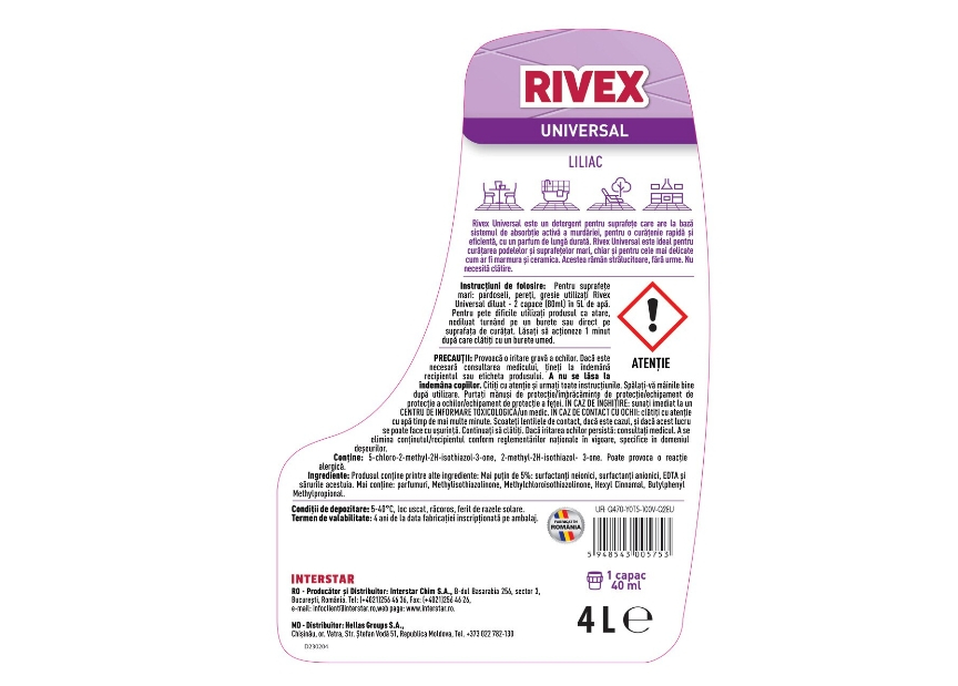 Detergent universal Rivex Casa Liliac, 4l [2]