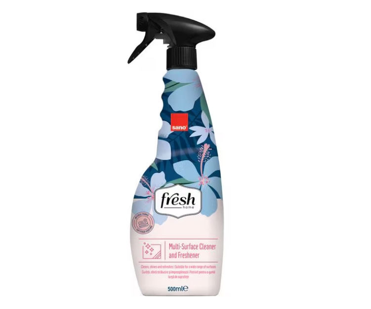 Solutie pentru curatarea si improspatarea suprafetelor, Sano Fresh Home Multi Surface Cleaner & Refreshener 500ml [1]