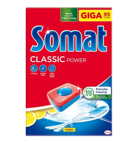 Somat Clasic 95 Tablete Detergent Masina de Spalat Vase [1]