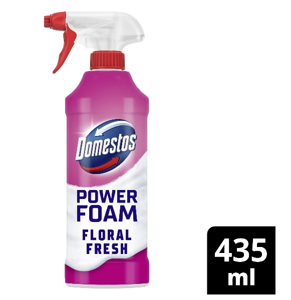 Spuma de curatare Spray, Domestos Power Foam, parfum Floral, 435ml [2]