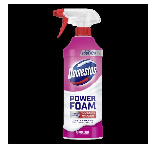 Spuma de curatare Spray, Domestos Power Foam, parfum Floral, 435ml [3]