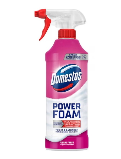 Spuma de curatare Spray, Domestos Power Foam, parfum Floral, 435ml [1]