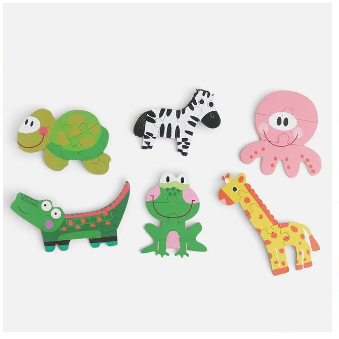 Puzzle 6 Animale pentru Bebelusi (28piese) [2]