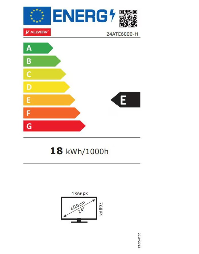 Televizor Allview 24", 24ATC6000-H, 60 cm, HD, Clasa E, Negru [5]