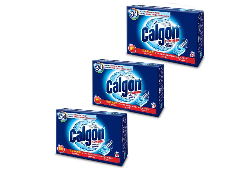 Set 3x Calgon Powerball 3 in 1, Tablete Anticalcar, 90 buc, Protectie impotriva mirosurilor [1]