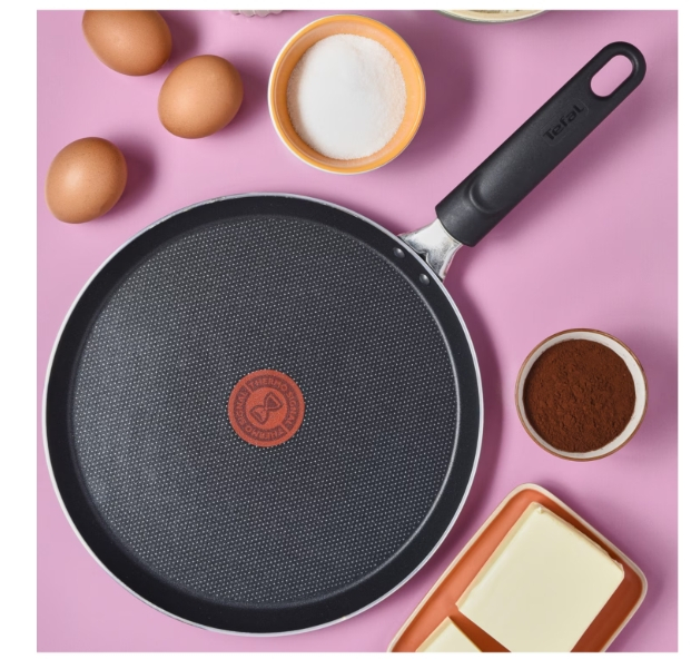 Tigaie de clatite Tefal Simply Clean, Thermo-Signal, invelis antiaderent din titan, 25 cm [2]