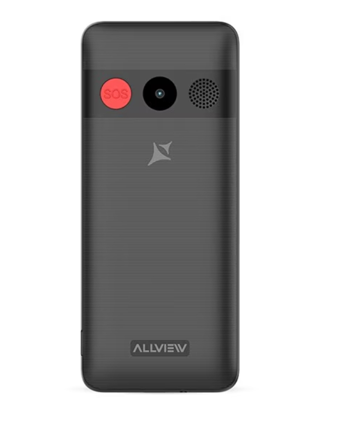 Telefon mobil Allview M30 LUNA, 2.8 inch, Dual Sim, 2G, 1.3 MP, microSD, bluetooth, radio, lanterna, buton SOS, USB-C, Gri inchis [4]