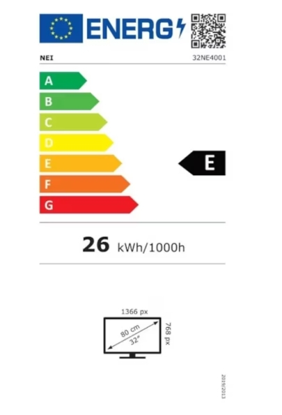 Televizor NEI LED 32NE4001, 80 cm, HD, Clasa E [4]