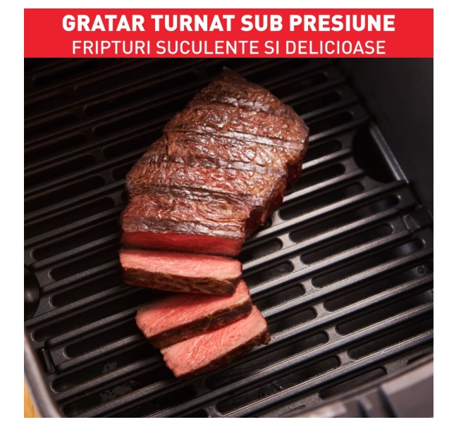 Friteuza cu aer cald Tefal Easy Fry&Grill 2in1 EY505D15, 1400W, 4.2L, temperatura ajustabila, 8 programe, functie grill cu gratar incorporat, tehnologie Extra Crisp, vas detasabil, argintiu & negru [5]