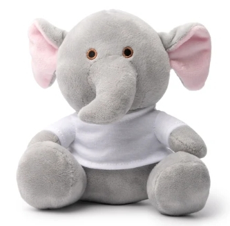 Ursulet de plus Elefant cu tricou personalizat [6]