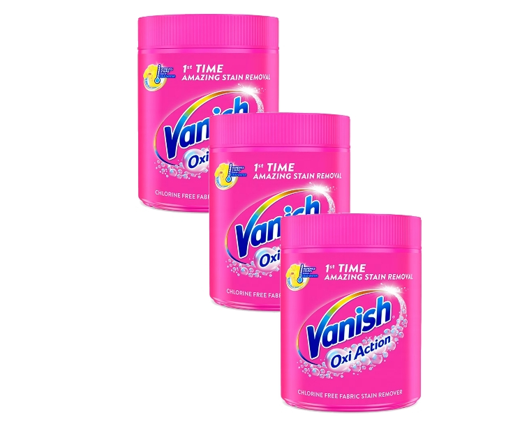 Set 3 pudre pentru pete, Vanish Oxi Action, 470g [1]