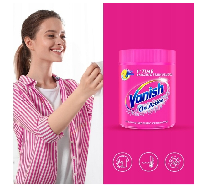 Set 3 pudre pentru pete, Vanish Oxi Action, 470g [2]
