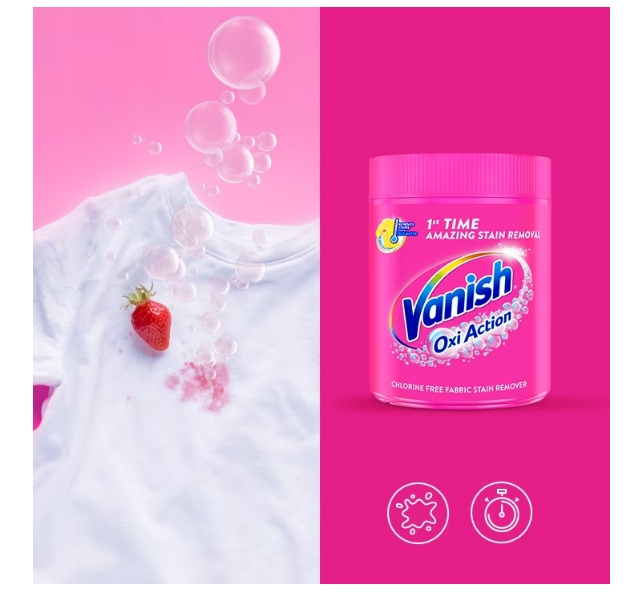 Set 3 pudre pentru pete, Vanish Oxi Action, 470g [3]